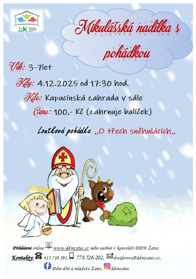 Mikulášská nadílka s pohádkou