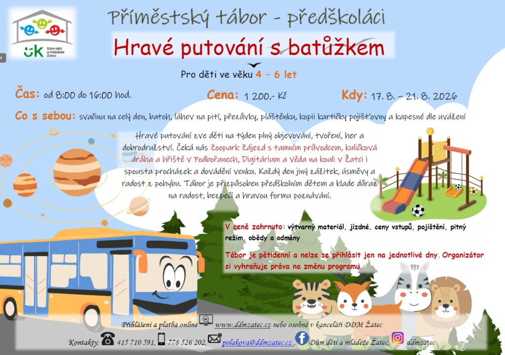 Přt.předškoláci - Hravé putování s batůžkem