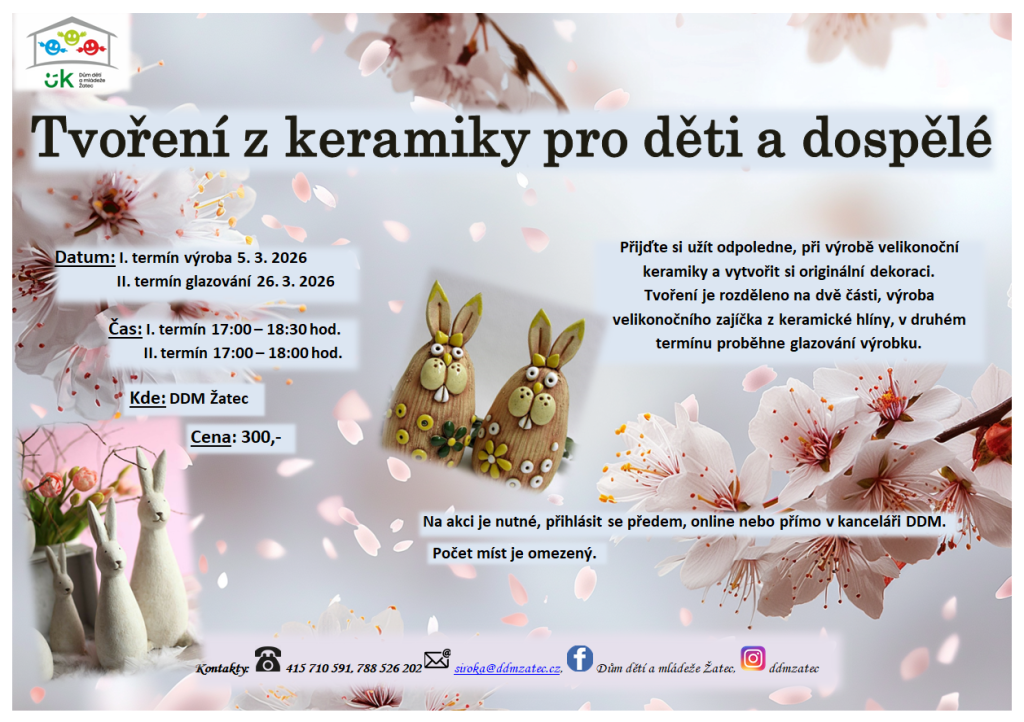 Tvoření z keramiky pro děti a dospělé