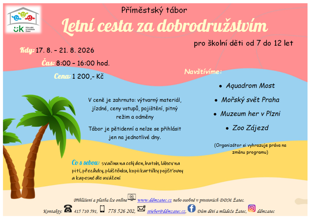 Přt.školáci - Letní cesta za dobrodružstvím