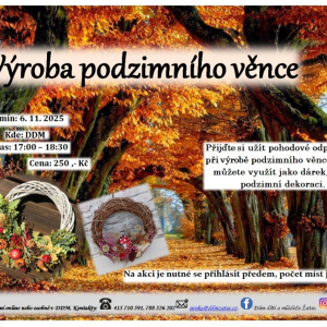 Výroba podzimního věnce
