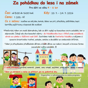Přt. předškoláci - Za pohádkou do lesa i na zámek