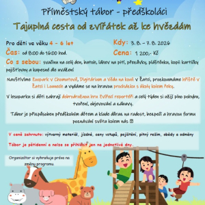 Přt.předškoláci - Tajuplná cesta od zvířátek až ke hvězdám
