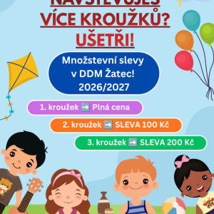Množstevní sleva na kroužky 2026/2027